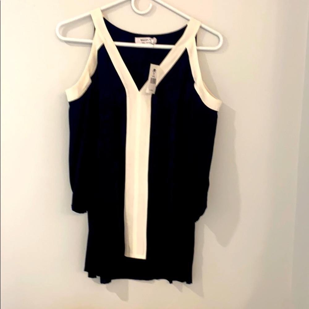 BLACK BAILEY 44 SILK BLOUSE